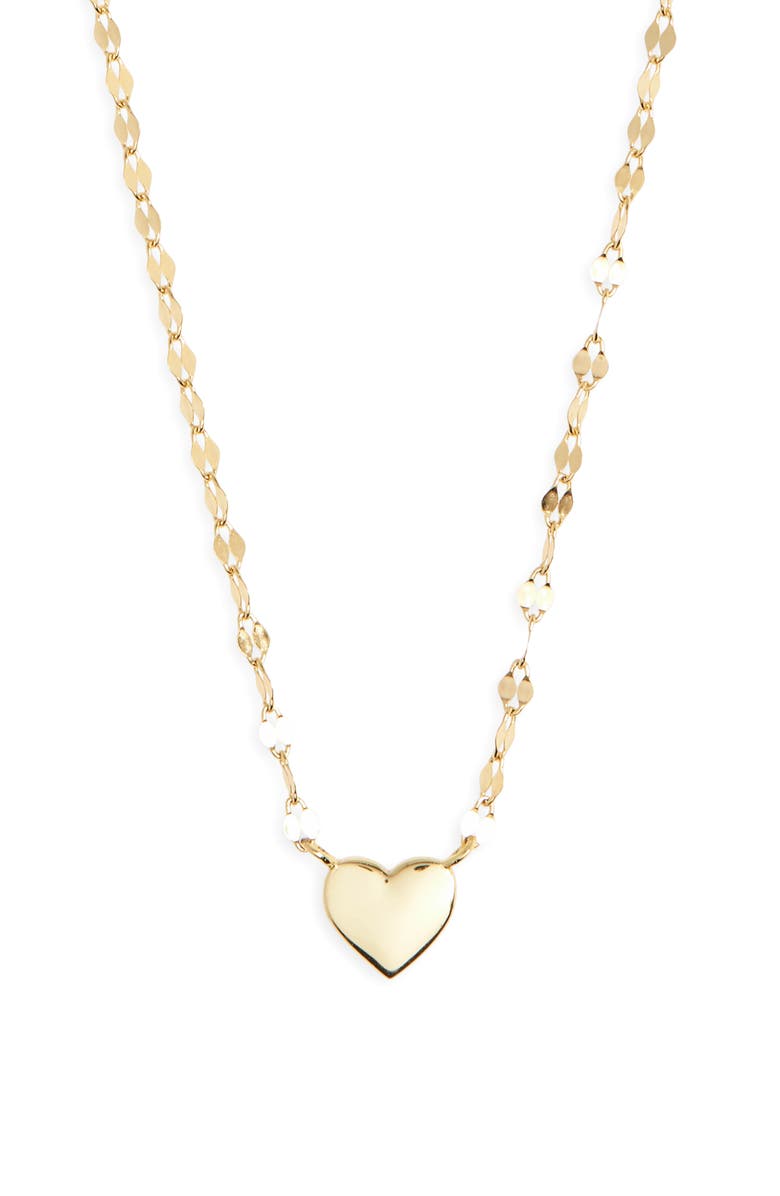 ARGENTO VIVO Heart Kiss Chain Necklace, Alternate, color,