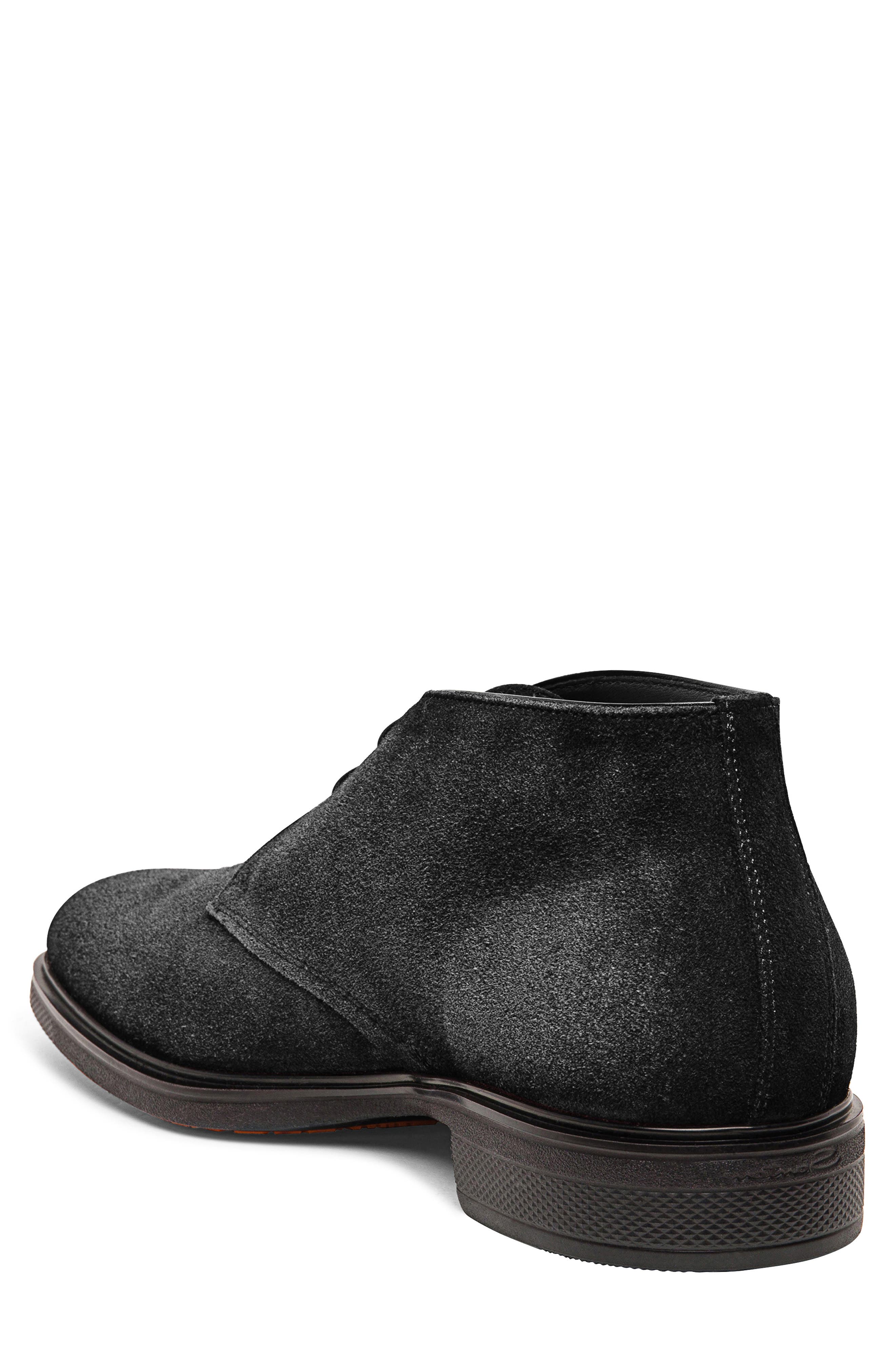 Santoni Easy Chukka Boot, Alternate, color, Black