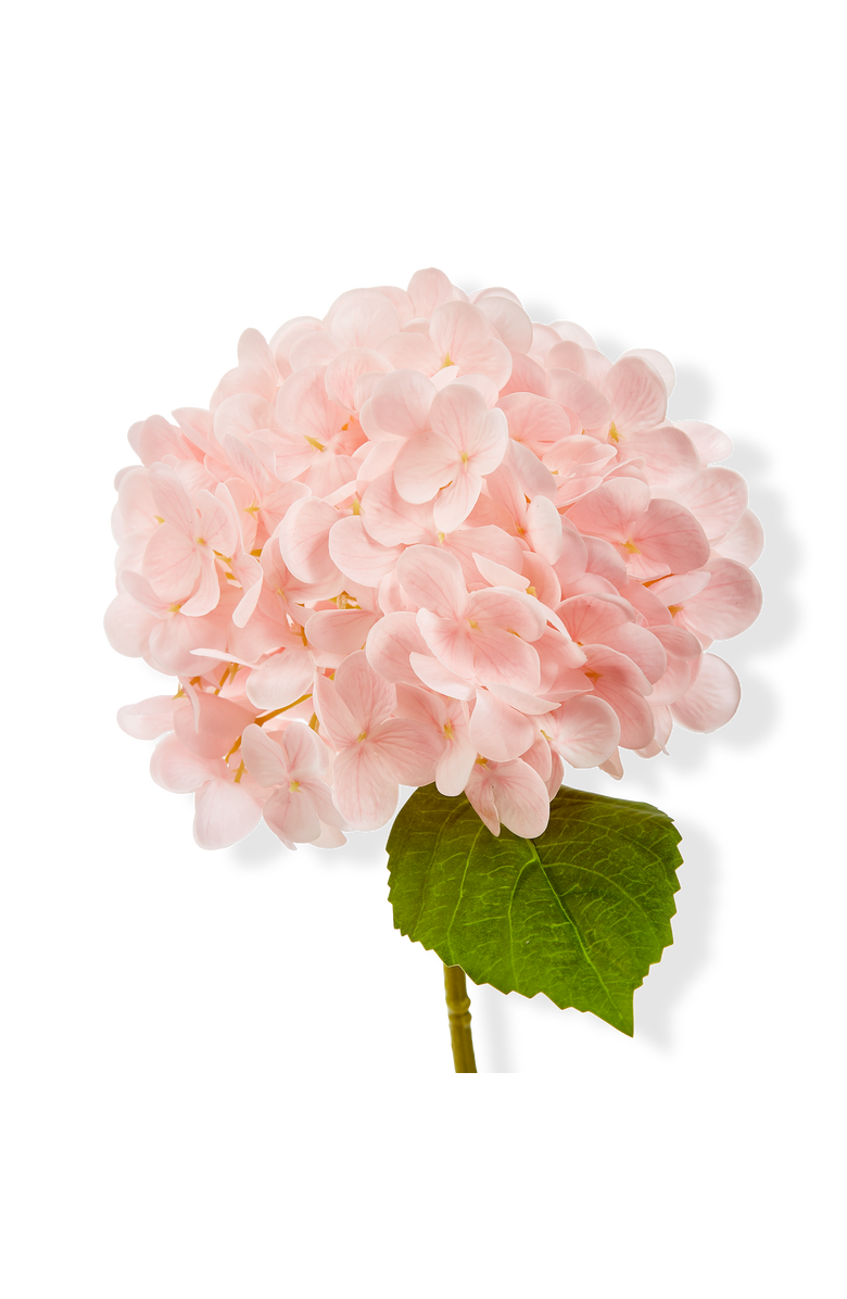 tag Soft Touch Faux Hydrangea Stem Pink Pink Plastic Spring, Main, color, Pink