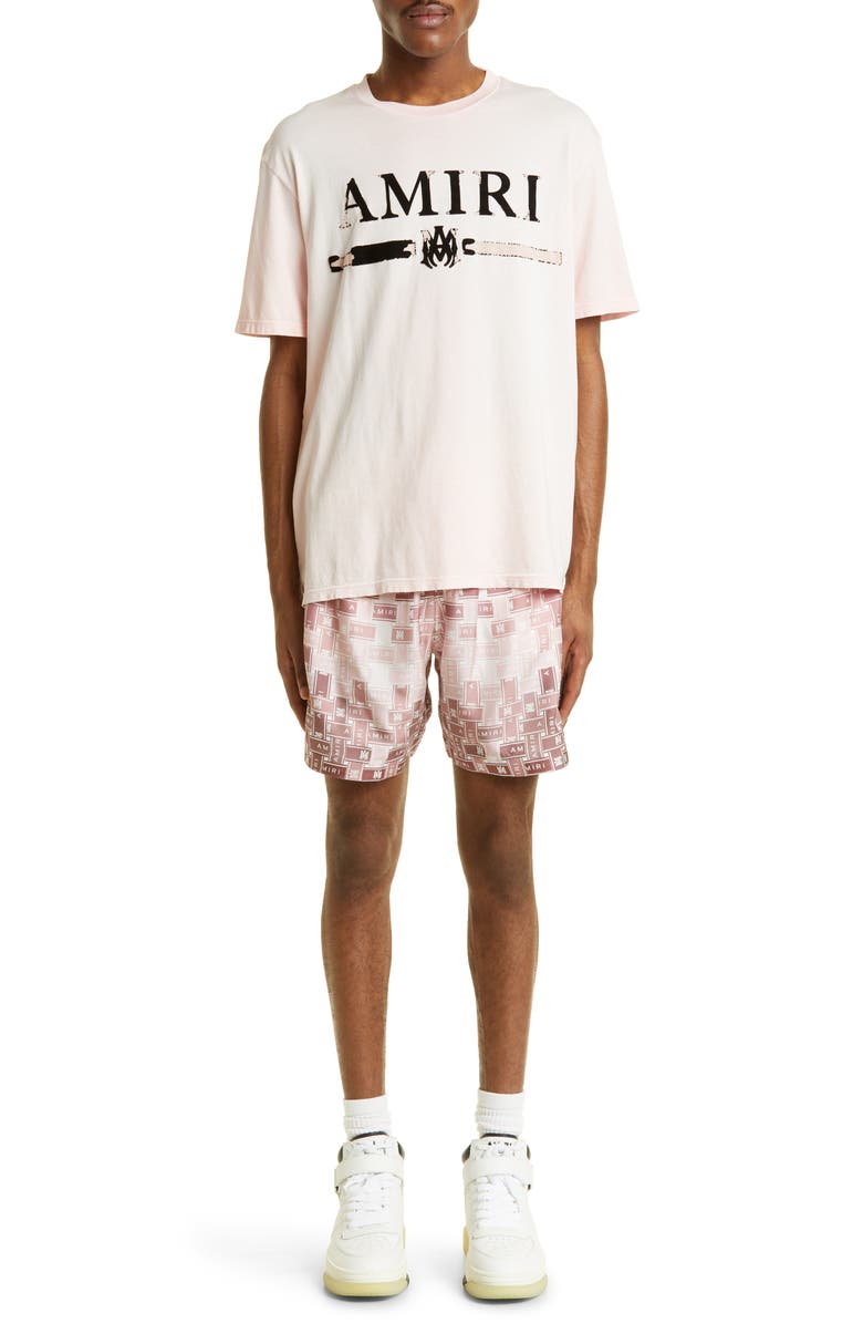 AMIRI MA Bar Logo Appliqué T-Shirt, Alternate, color, 