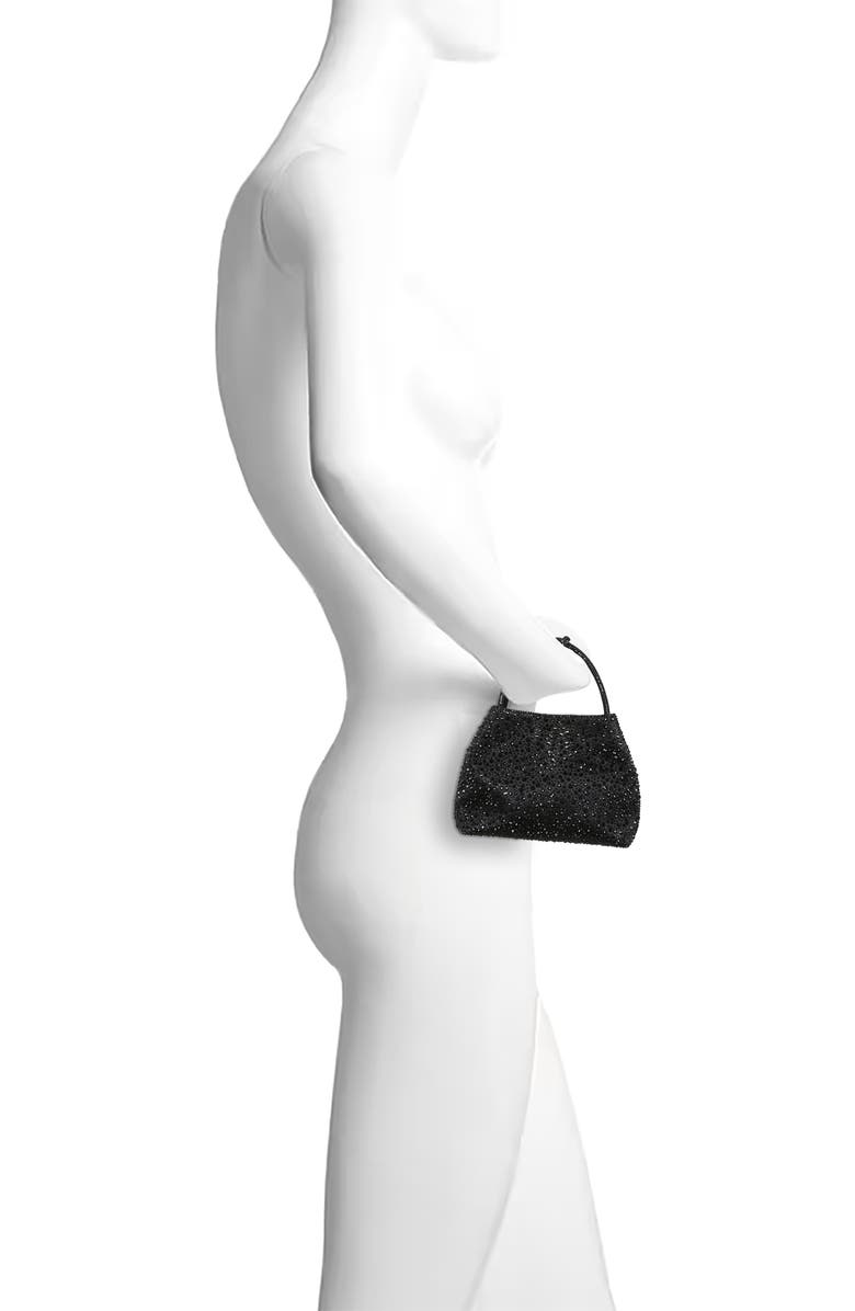 Jewel Badgley Mischka Joy Mix Crystal Mini Bucket Handbag, Alternate, color,