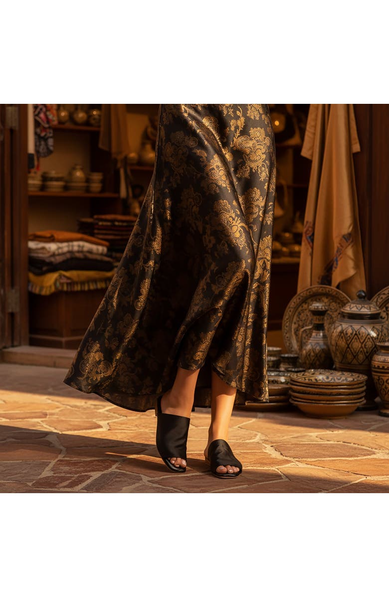 BEAUTIISOLES April Flat Sandal, Alternate, color, Black