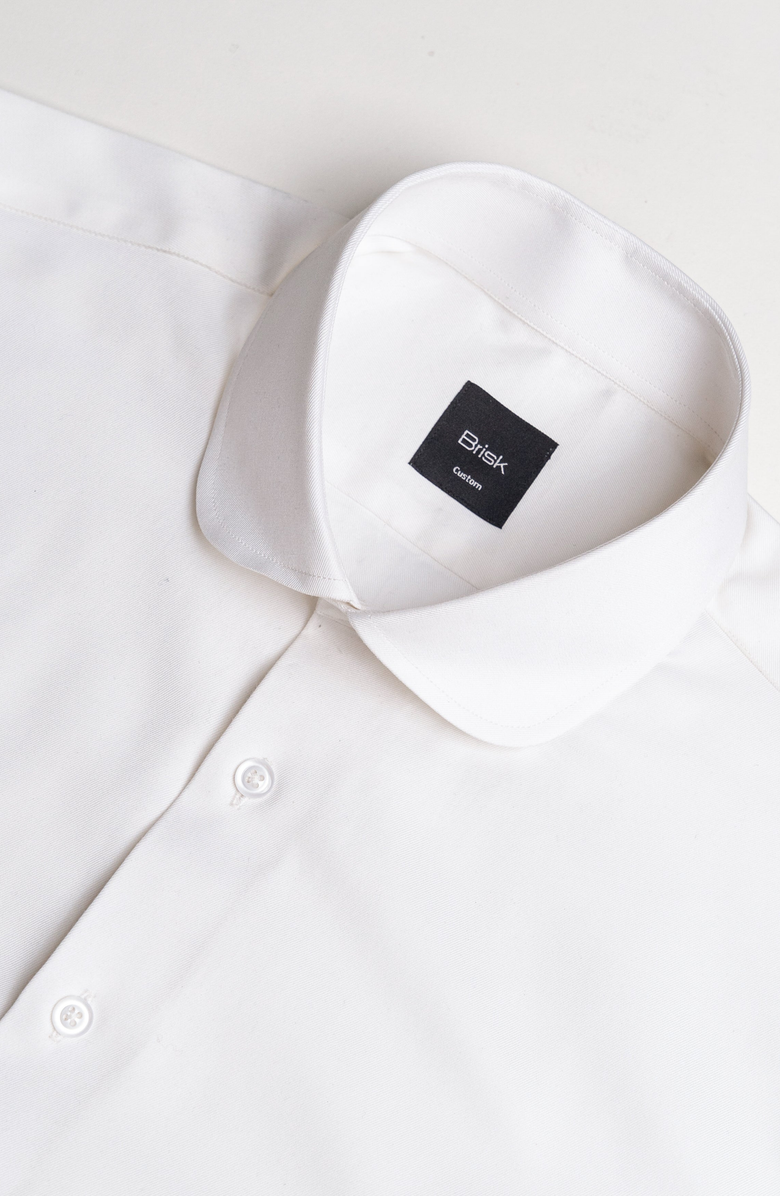 BRISK Club Collar Pima Cotton Twill Shirt, Alternate, color, 