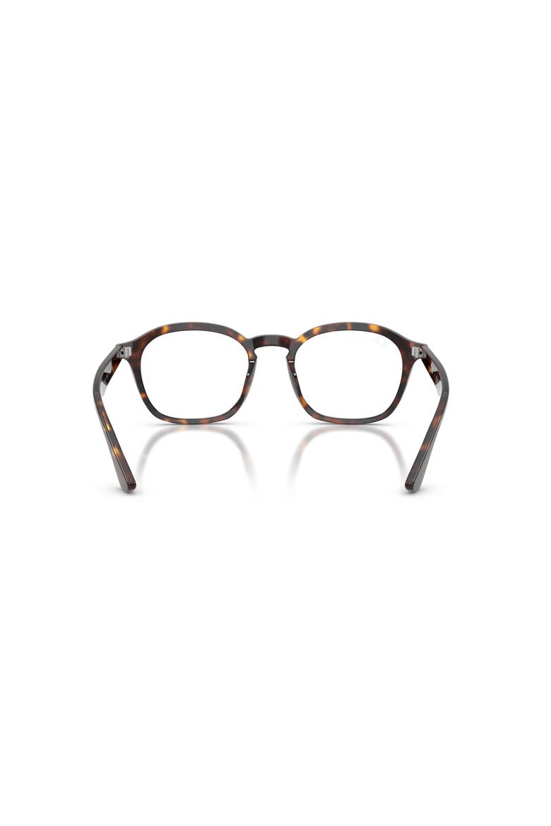 52mm Square optical glasses, Alternate, color, Tortoise