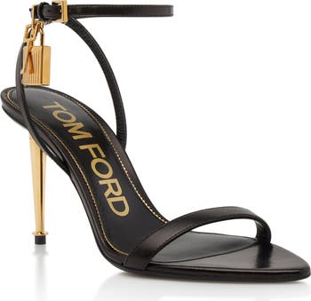 TOM FORD★SHINY LEATHER PADLOCK POINTY NAKED SANDAL SHINY LEATHER PADLOCK POINTY NAKED SANDAL | Tom Ford Fashion