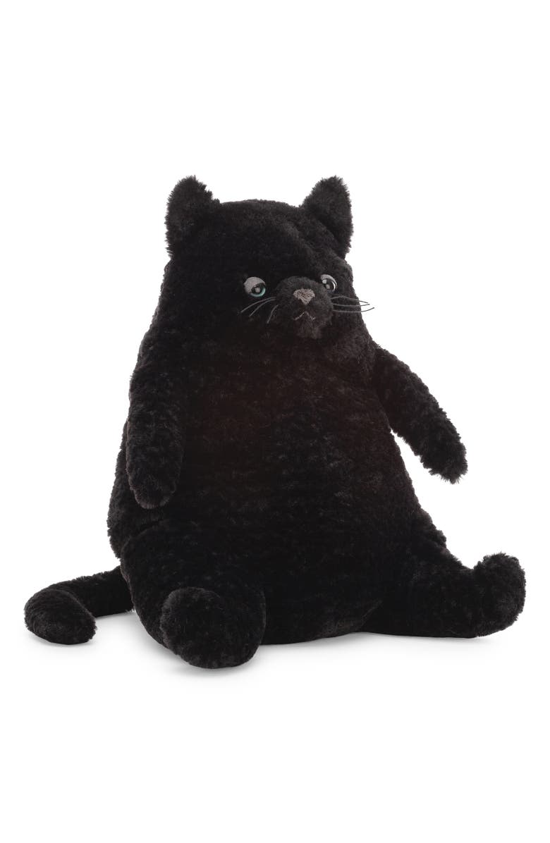 Jellycat Amore Black Cat Stuffed Animal, Main, color, 