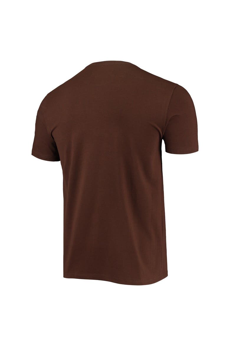 Men's Pro Standard Brown Cleveland Browns Team Classic Bristle Slim-Fit T-Shirt, Alternate, color, Brown