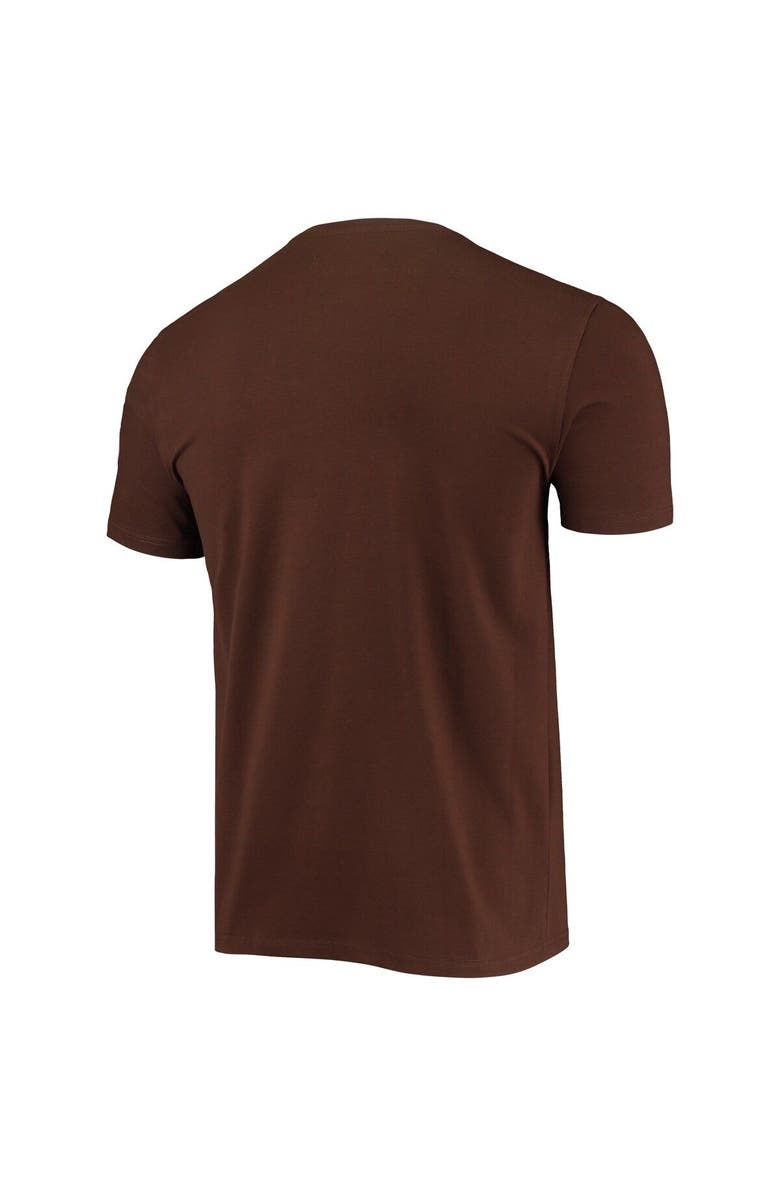 PRO STANDARD Men's Pro Standard Brown Cleveland Browns Team Classic Bristle Slim-Fit T-Shirt, Alternate, color, Brown