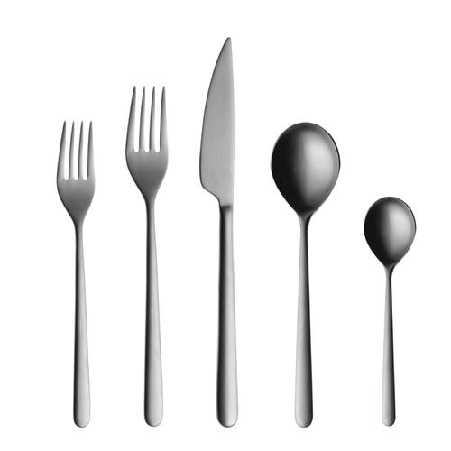 Mepra Linea Flatware Set In Gray