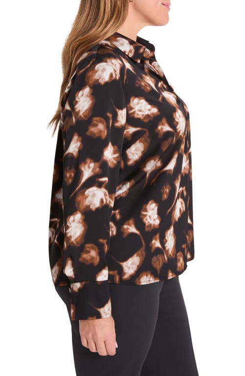 Nic + Zoe Nic+zoe Easy Popover Top In Brown