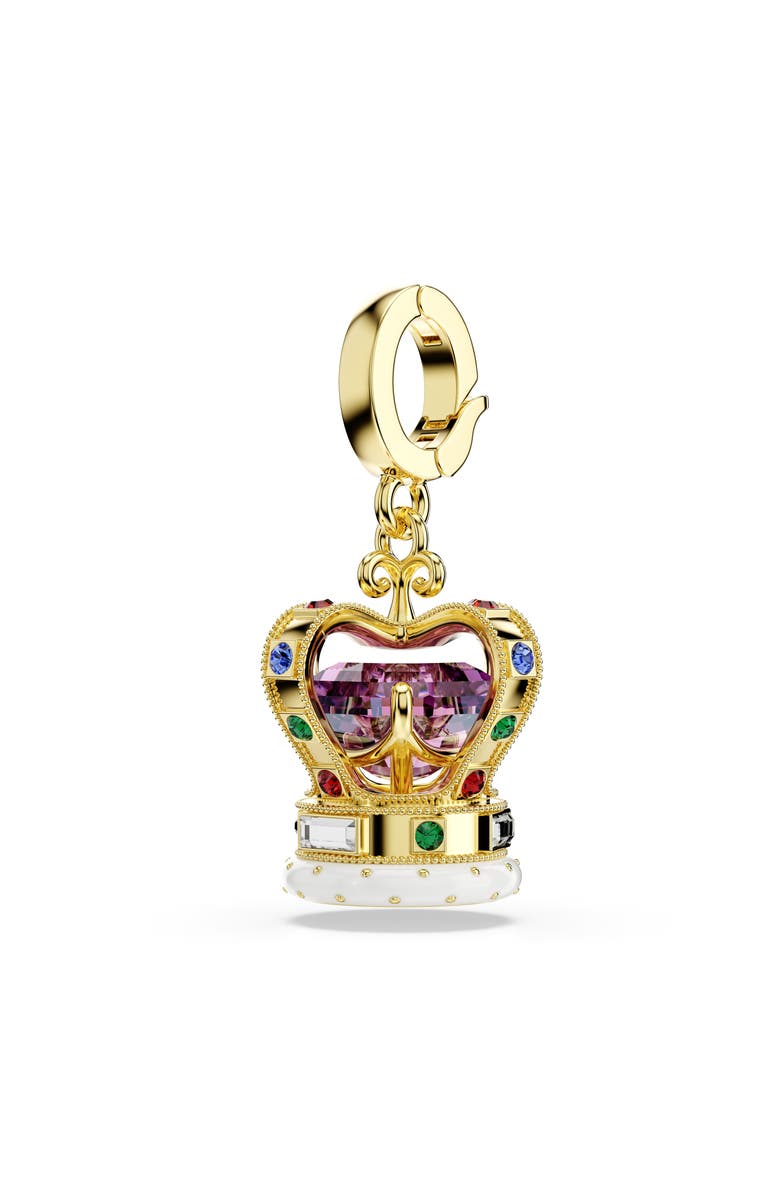 Swarovski Minions<sup>®</sup> Crown Crystal Charm, Alternate, color, Gold/ Multi