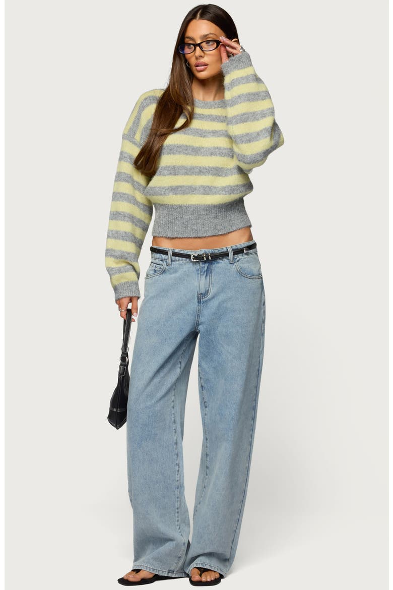 Dalina Low Rise Baggy Jeans, Alternate, color, LIGHT-BLUE