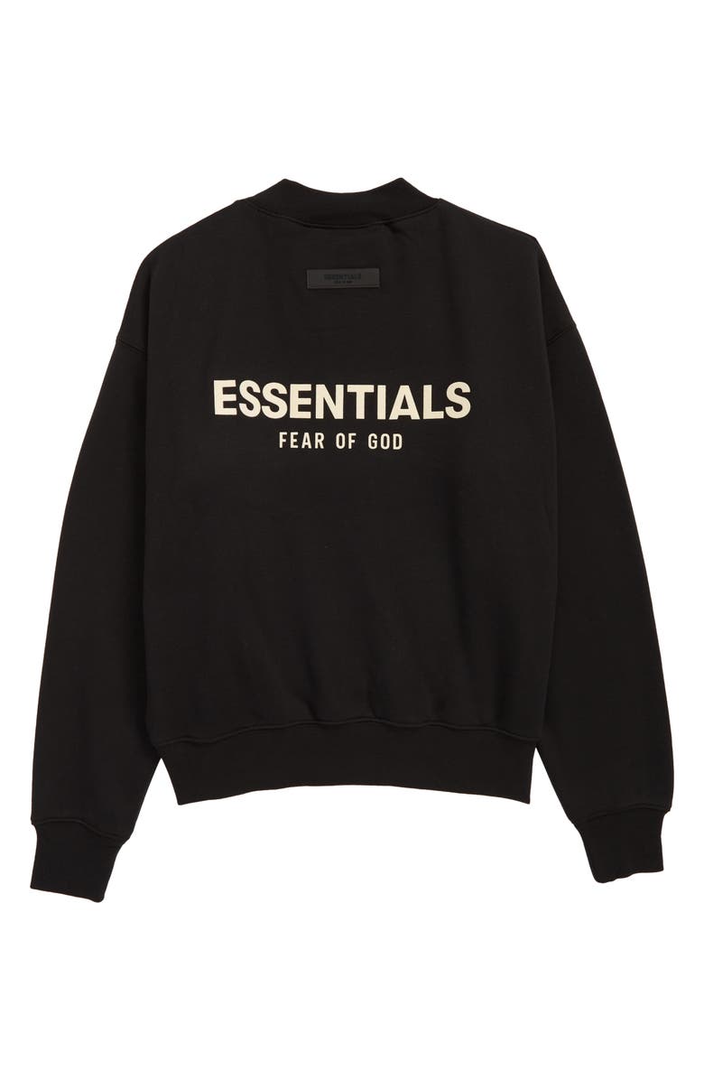 Fear of God Essentials Kids' Logo Crewneck Sweatshirt, Alternate, color, 