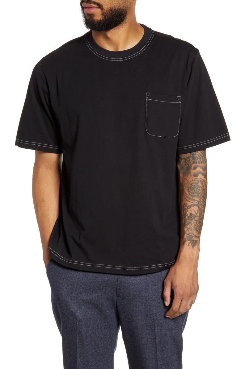 Oliver Spencer Slim Fit Box T-Shirt, Main, color, 
