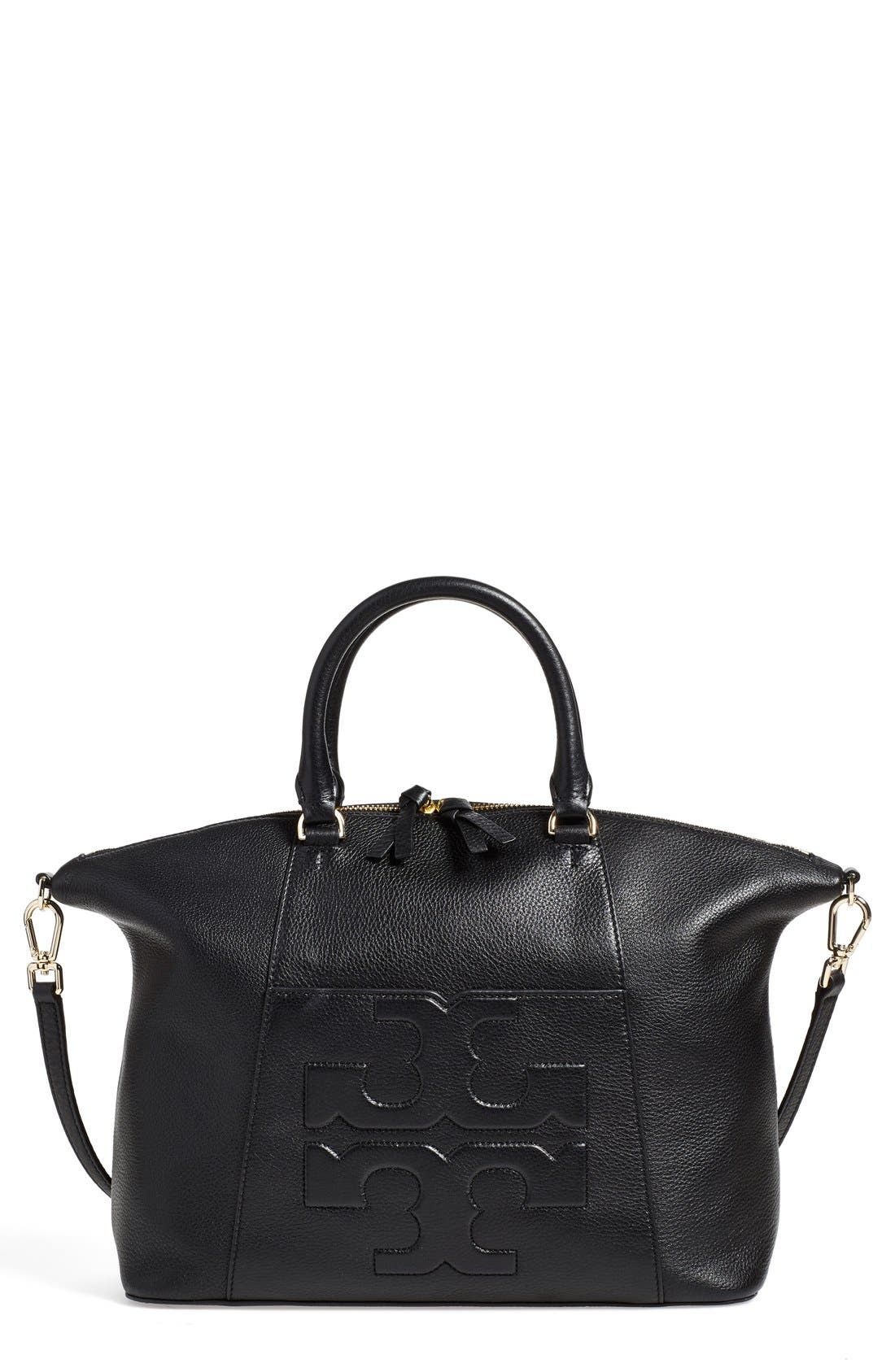 Tory Burch 'Medium Bombe T' Satchel, Main, color, 