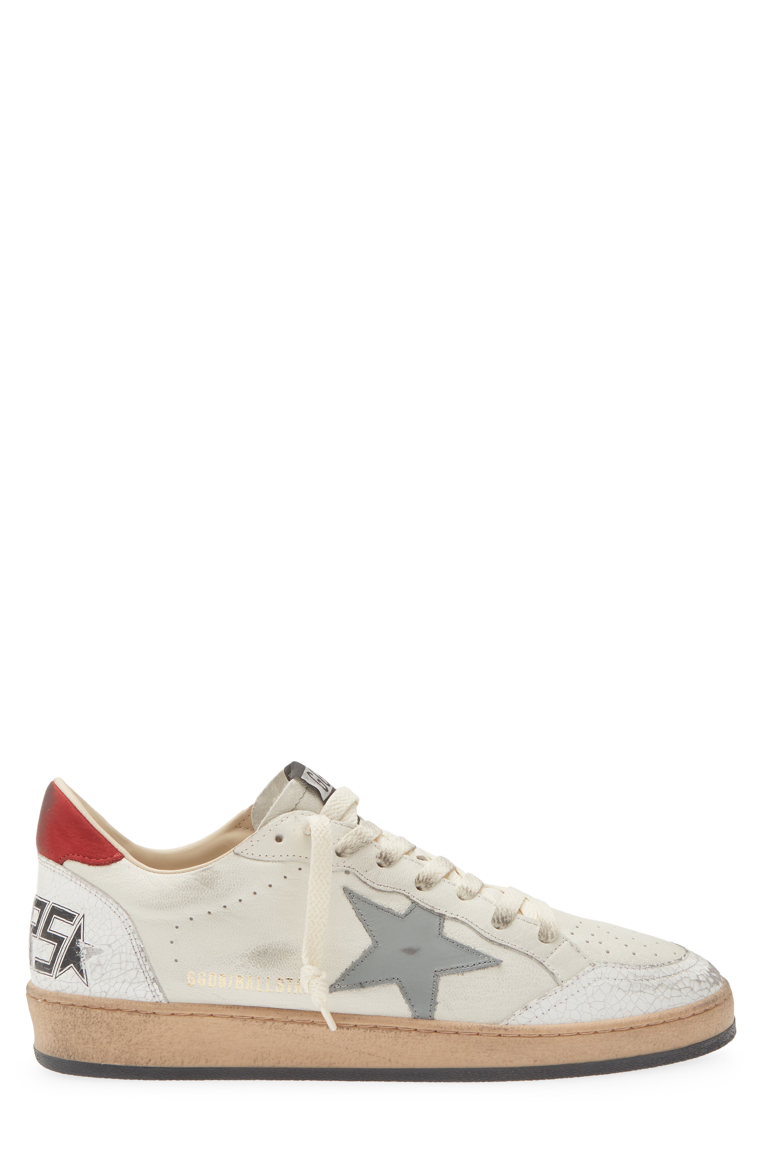 Ball Star Sneaker, Alternate, color, WHITE/ SILVER BLUE/ RED