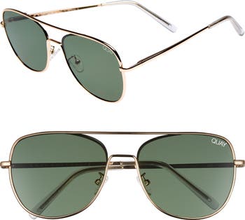 QUAY Australia 'Running Riot' 58mm Aviator Sunglasses | Nordstrom