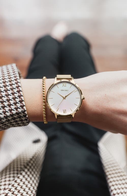 Vincero Petite Eros Mesh Strap Watch, 33mm