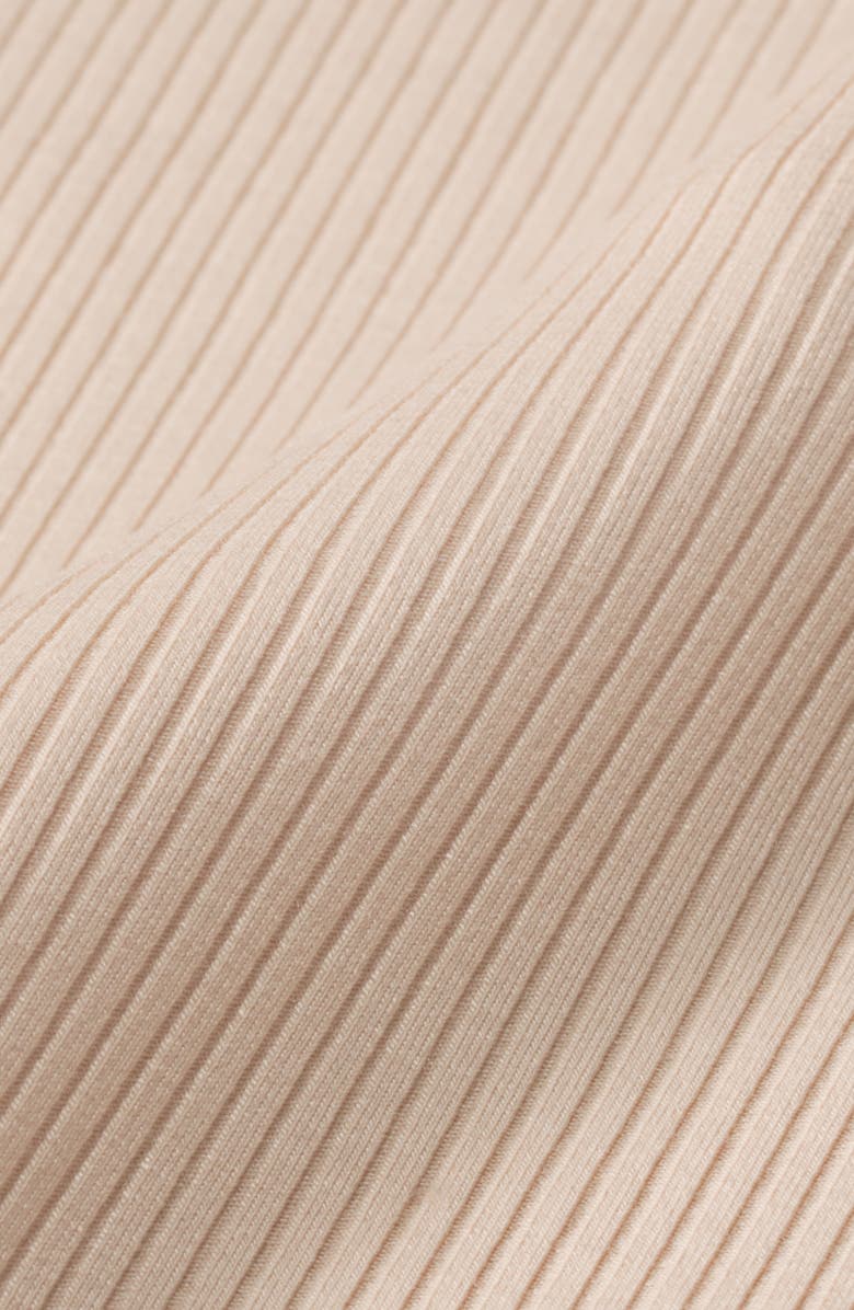 Nike Chill Crop Rib T-Shirt, Alternate, color, Linen/ Sail