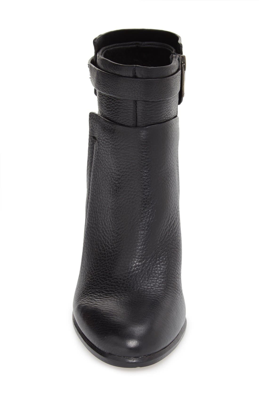 'Faythe' Bootie, Alternate, color, BLACK LEATHER