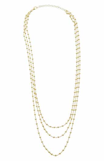 Beaded Multi Strand Necklace