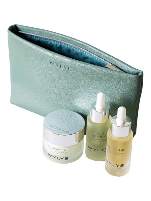 Nightinol Cream & Sage Verte Makeup Bag
