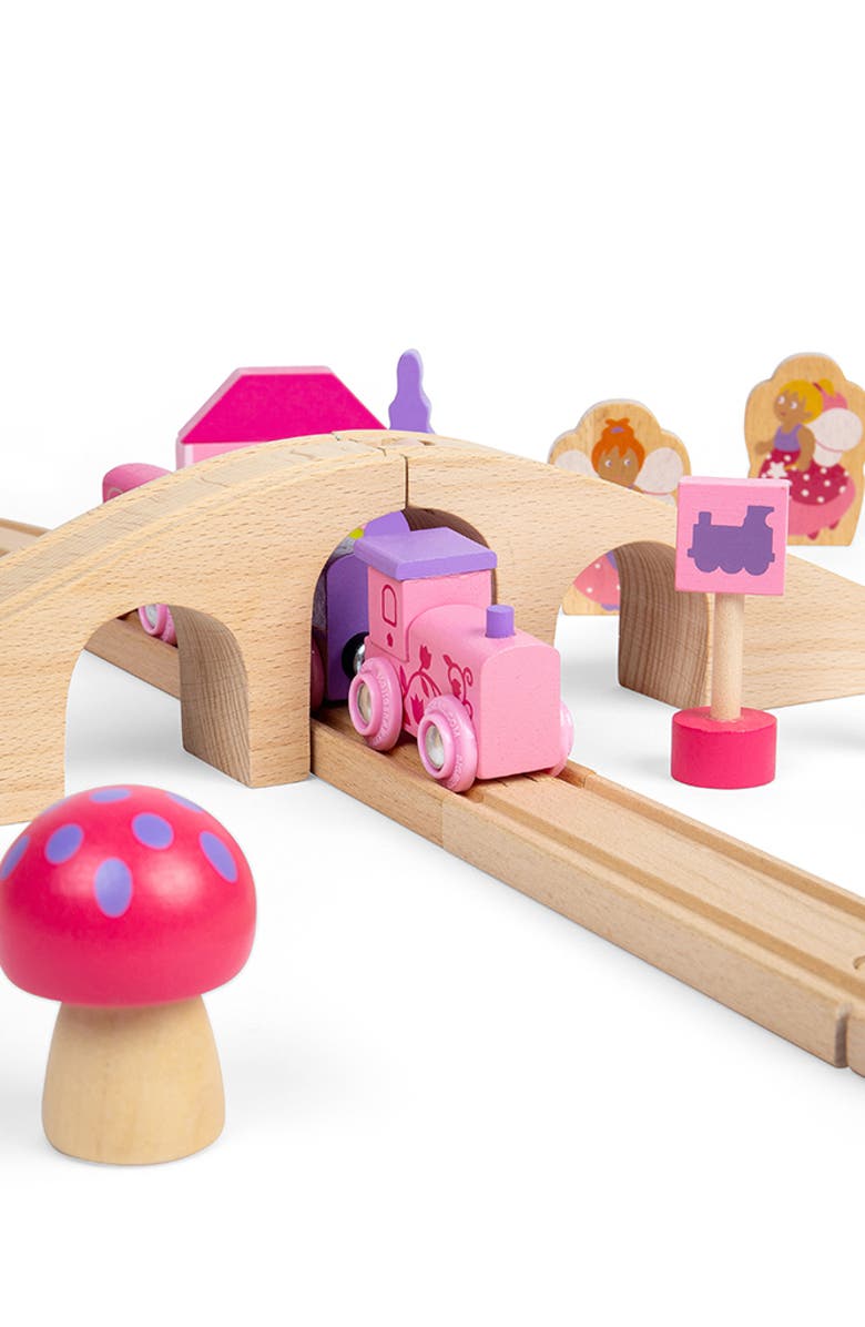 Bigjigs Rail Fairy Figure of Eight, Alternate, color, Pink