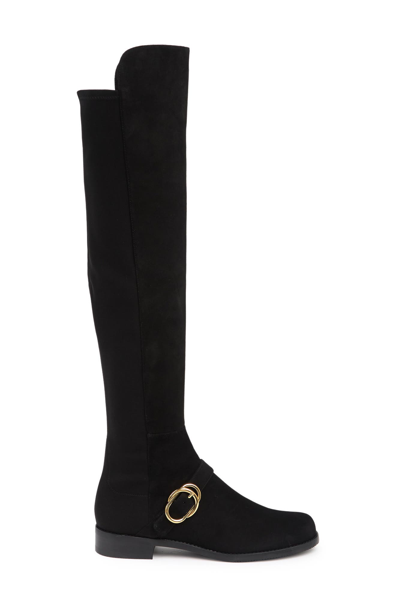 Stuart Weitzman Siella Buckled Over-the-Knee Boot, Alternate, color, 
