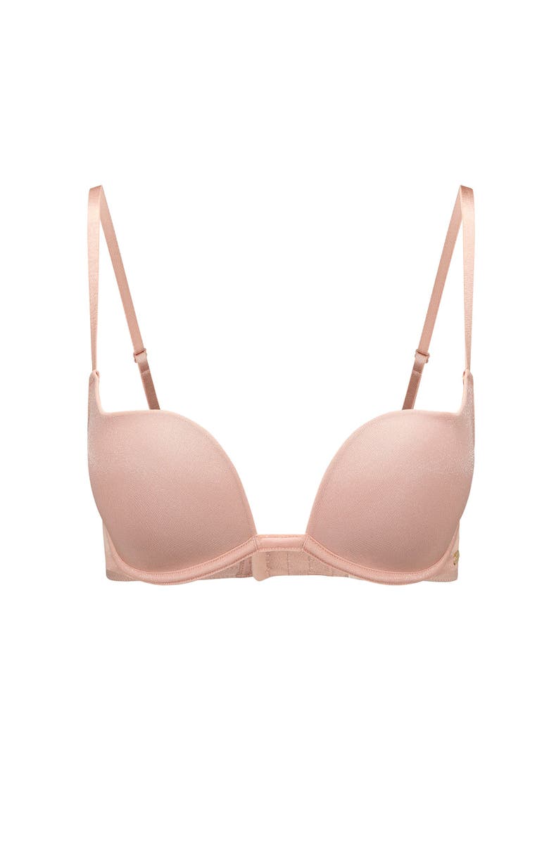 Adore Me Gianina Push Up Plunge Bra, Alternate, color, Medium Beige
