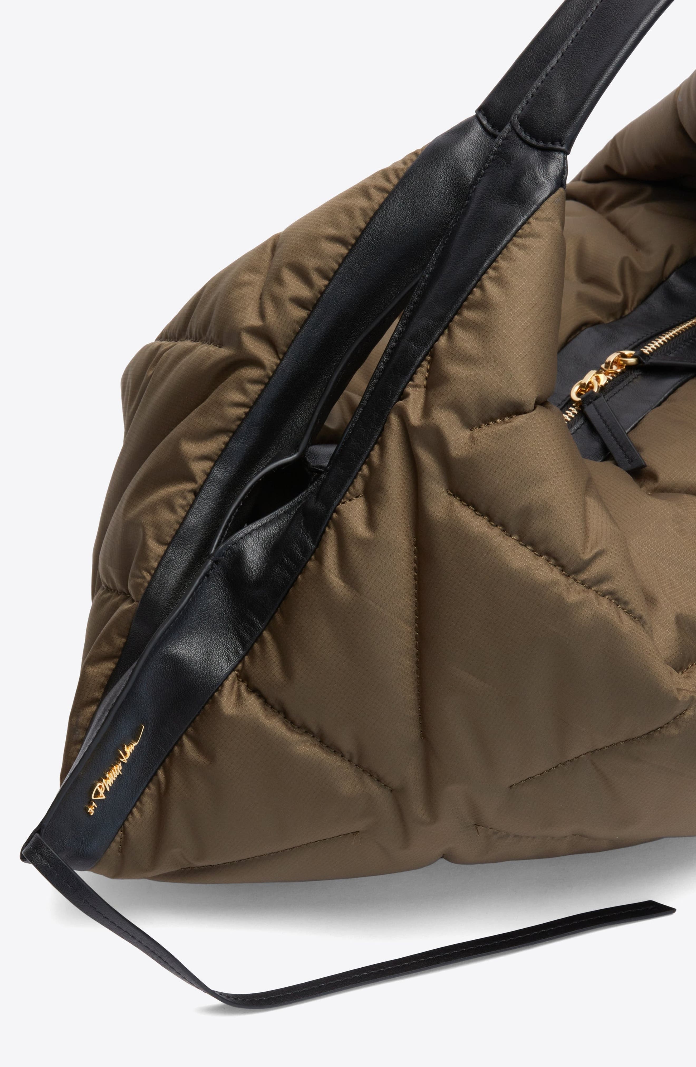 3.1 Phillip Lim Quilted Luna Bag, Alternate, color, Caper