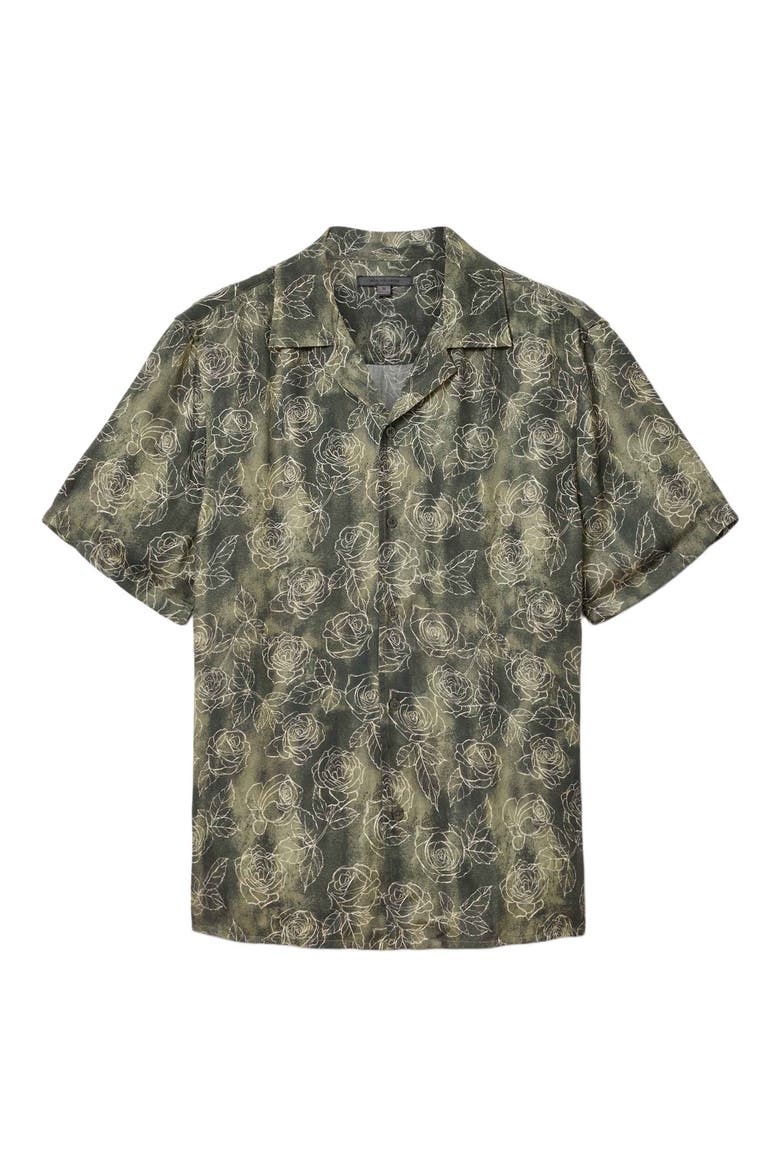 Dan Print Modal Camp Shirt, Alternate, color, LIGHT OLIVE