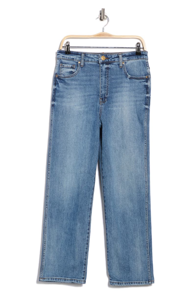 KUT from the Kloth Melissa High Waist Ankle Relaxed Straight Leg Jeans, Alternate, color, Calmer