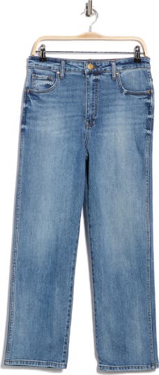 Melissa High Waist Ankle Relaxed Straight Leg Jeans