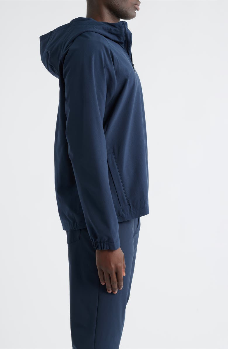 Zella Routine Zip Hoodie, Alternate, color, Navy Eclipse
