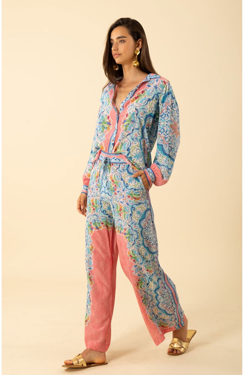 Hale Bob Kinslee Silk Top, Alternate, color, 