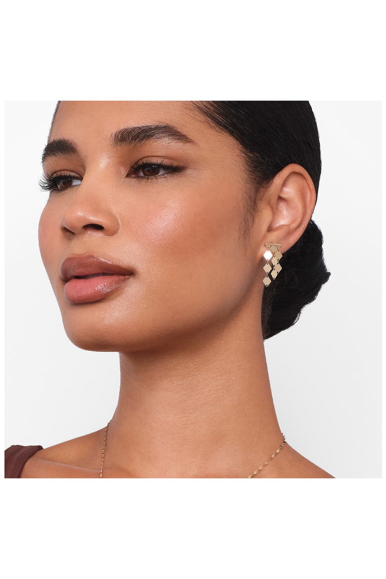 14K Gold Laser Miami Bar Ear Crawlers, Alternate, color, YELLOW GOLD