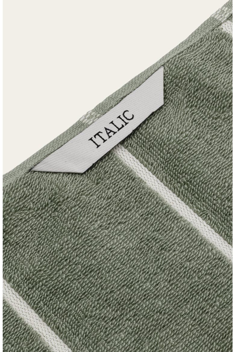 Deia 2-Piece Bath Towel Set, Alternate, color, Sage & Ecru