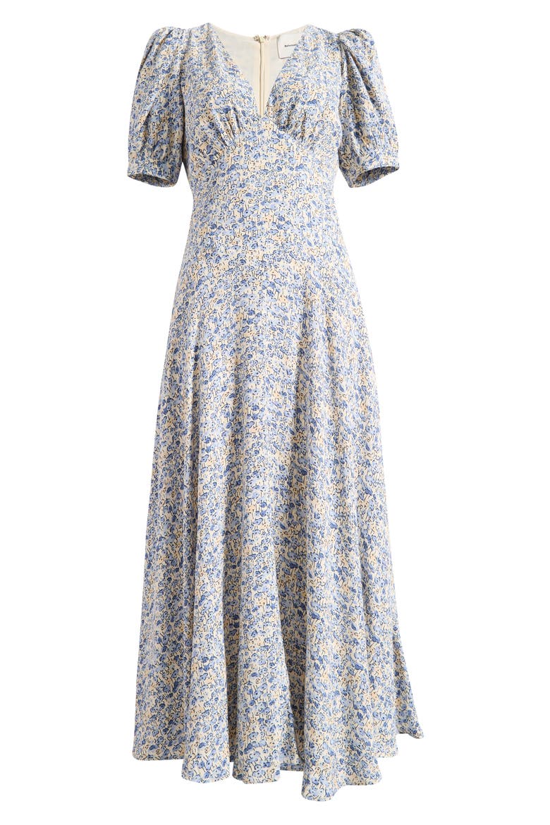 Naira Floral Dress, Alternate, color, DARA