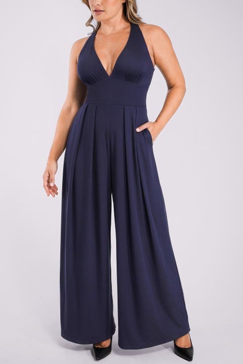 AirSlim Deep Plunge Built-In Shaping Jumpsuit