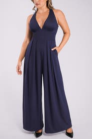 Shapellx AirSlim Deep Plunge Built-In Shaping Jumpsuit