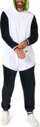 OppoSuits Panda Hooded Fleece Costume Jumpsuit