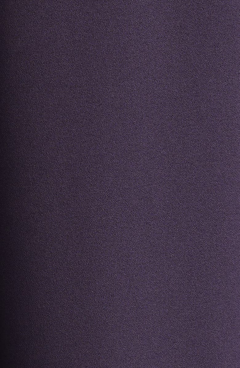 Emporio Armani Sleeveless Cady Maxi Dress, Alternate, color, Blackberry