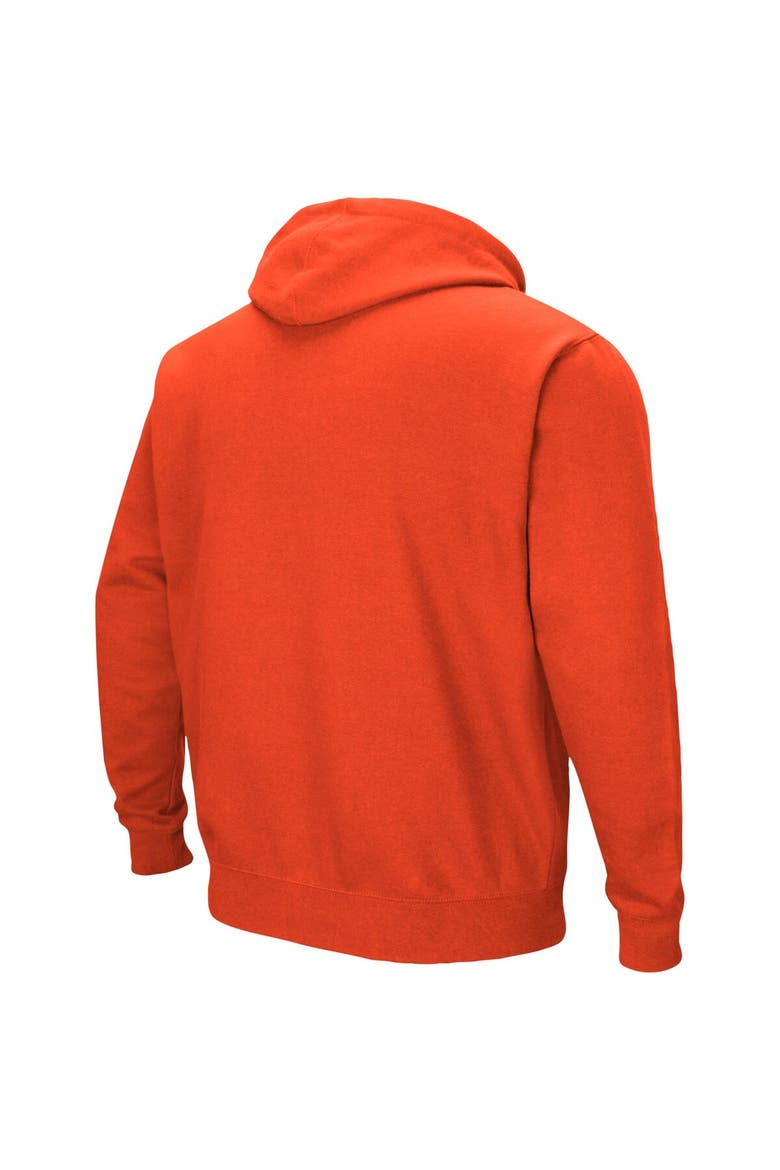 Men's Colosseum Orange Clemson Tigers Sunrise Pullover Hoodie, Alternate, color, Orange