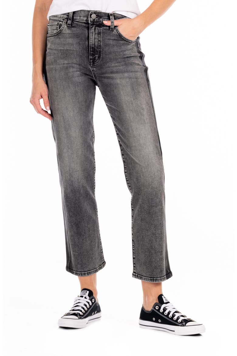 Highland High Waist Ankle Boyfriend Jeans, Main, color, FROSTY VTG