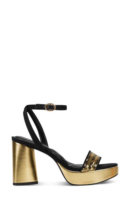 Karl Lagerfeld Paris Haden Ankle Strap Sandal In Black