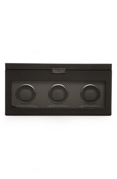 Axis Triple Watch Winder with Storage