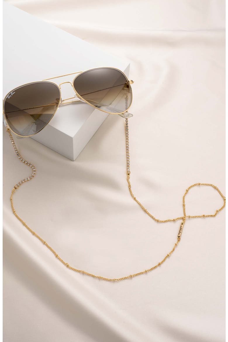 Shores Eyeglass Chain, Alternate, color, GOLD