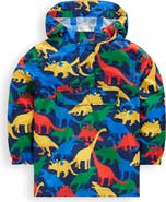 Mini Boden Kids' Waterproof Hooded Popover Rain Jacket