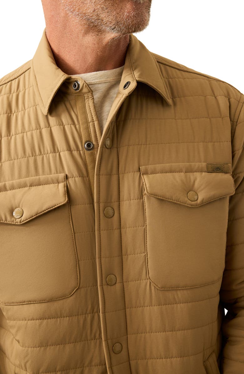 Faherty Horizon Series Insulated CPO Jacket, Alternate, color, Deep Cedar