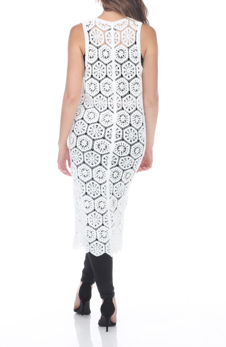 RAIN AND ROSE Crochet Duster Vest, Alternate, color, 